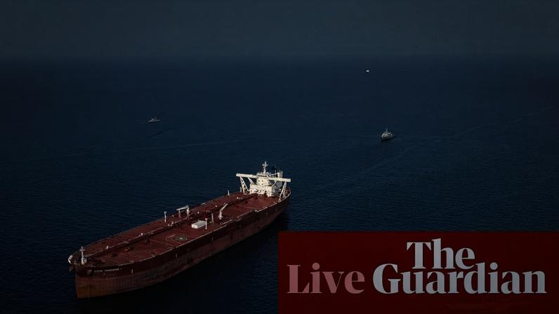 The Malta-flagged tanker Agios Fanourios I arriving in Iraq’s territorial waters off Basra this month.