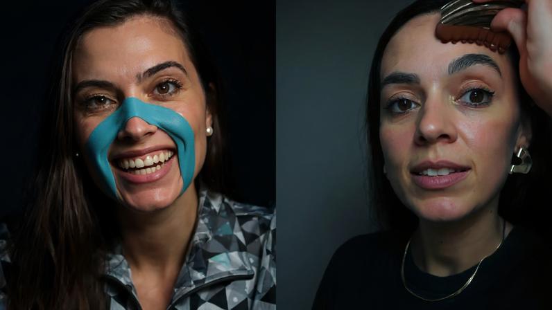 Máscara modeladora e fita de taping funcionam? Especialista explica o que é mito e verdade nas tendências de beleza virais da internet
