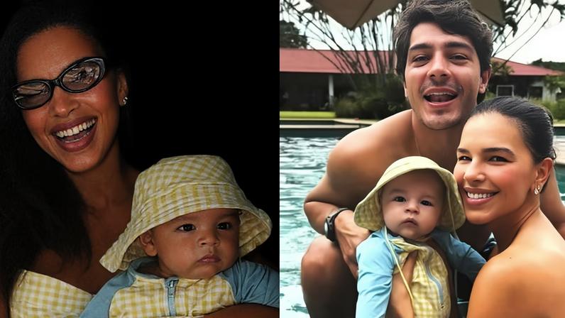 Mariana Rios comemora quatro meses do filho Palo com registros inéditos