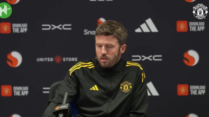 Michael Carrick expressou sua decepção com a suspensão de Harry Maguire.