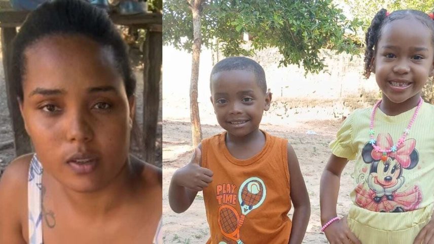 Mãe de crianças em Bacabal expõe abandono após 3 meses