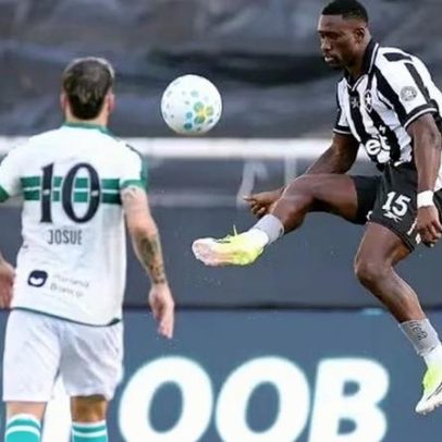 Botafogo e Coritiba ficam no empate no Brasileirão