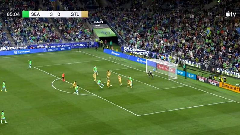 Seattle Sounders FC - St. Louis CITY SC 4 - 0 | GOL - Osaze De Rosario