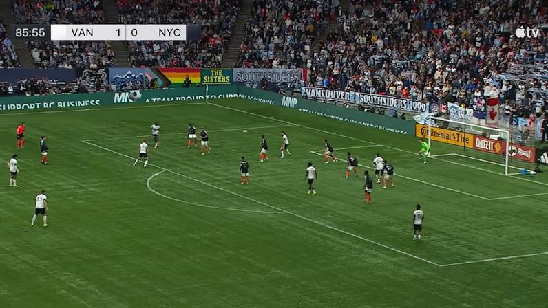 Vancouver Whitecaps FC - New York City FC 2 - 0 | GOLO - Brian White