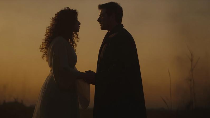 Letícia Laranja e Murilo Cezar são os protagonistas de Amor em Ruínas