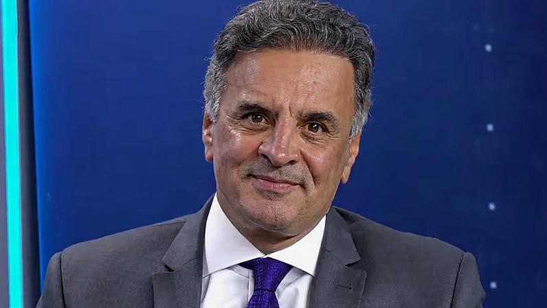 Aécio Neves, presidente do PSDB