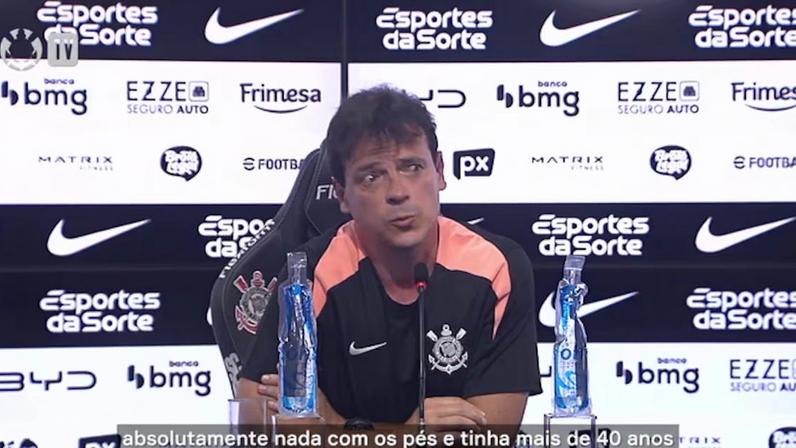 Diniz explica uso de Hugo Souza na saída de bola do Corinthians