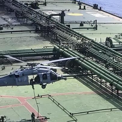 Navio norte-americano com petróleo do Irã, sob ameaça de minas por Trump