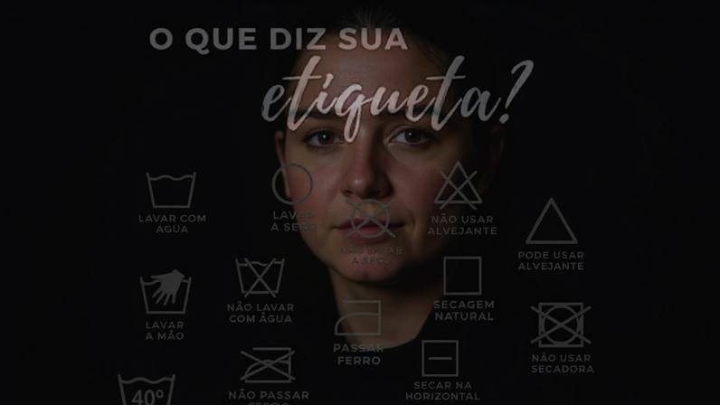 Etiquetas com símbolos orientam o cuidado e conservação de roupas