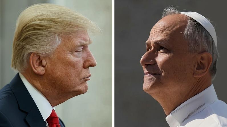 Trump não suporta os julgamentos do Papa Leão