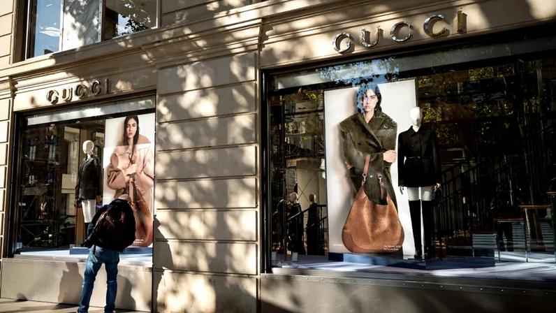 Imagem da marca de luxo Gucci
