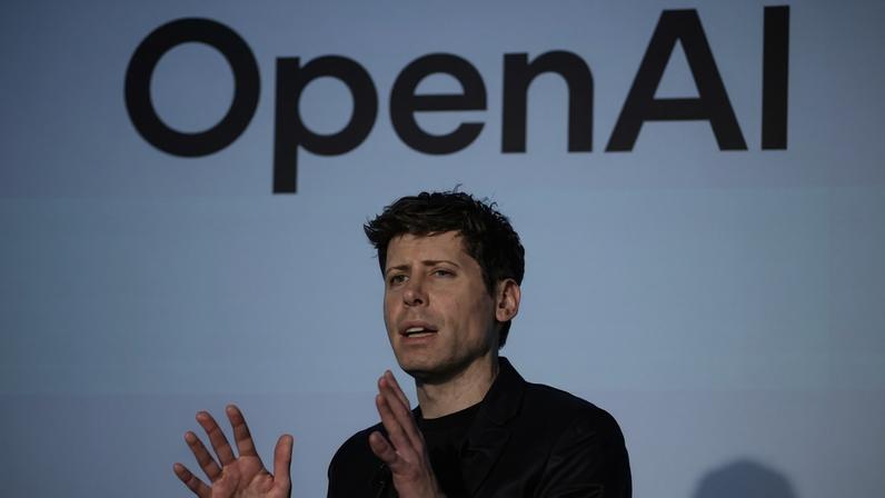 Sam Altman, CEO da OpenAI, durante conferência no Japão — Foto: Kosuke Okahara/Bloomberg