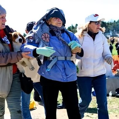 Polícia usa gás e balas de borracha contra ativistas em beagle facility em Wisconsin