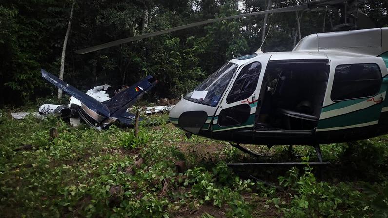 Avião de pequeno porte caiu em área de mata após girar mais de 20 vezes