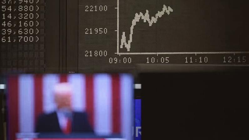 Bolsas caem na Europa com dúvidas sobre cesssar-fogo no Irã e petróleo perto de US$ 100 — Foto: Alex Kraus/Bloomberg