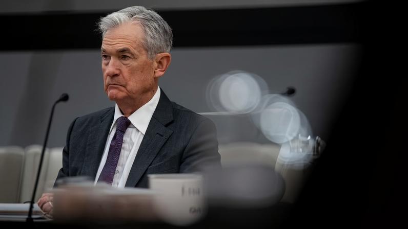 O presidente do Federal Reserve (Fed), Jerome Powell — Foto: Al Drago/Bloomberg