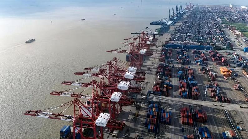 Porto de Nansha em Guanghzhou, China — Foto: Bloomberg