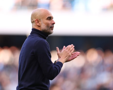Pep Guardiola will be hoping for more reasons to applaud.
