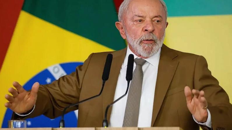 O presidente Luiz Inácio Lula da Silva