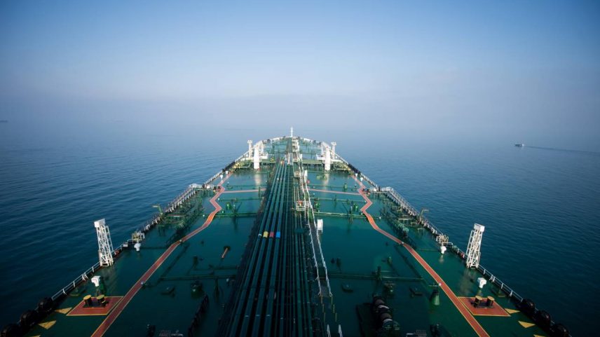 Um navio-tanque de petróleo bruto (Foto: Ali Mohammadi/Bloomberg)