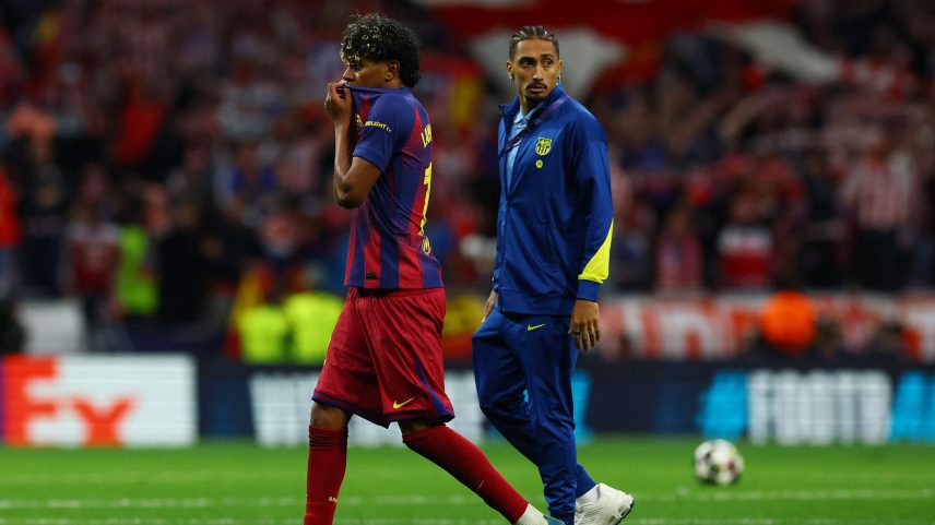 Raphinha se desculpou por atitude no jogo do Barcelona