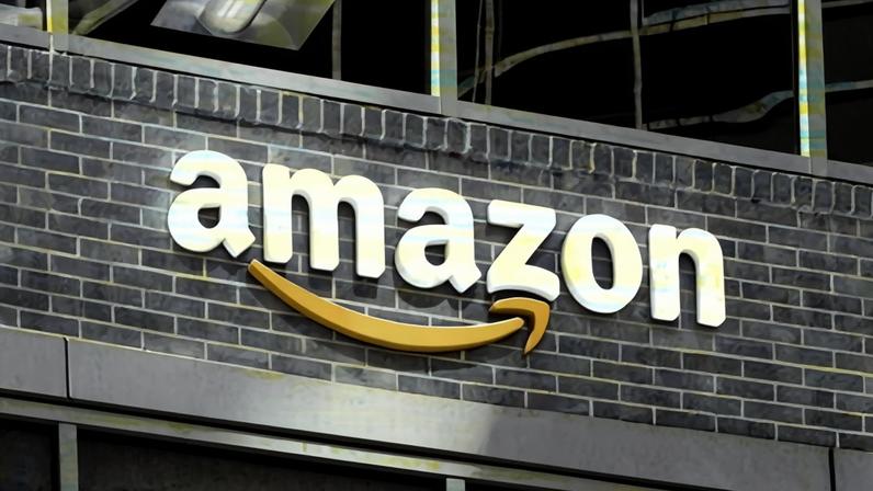 Amazon building in San Francisco, California, on 29 August 2025.