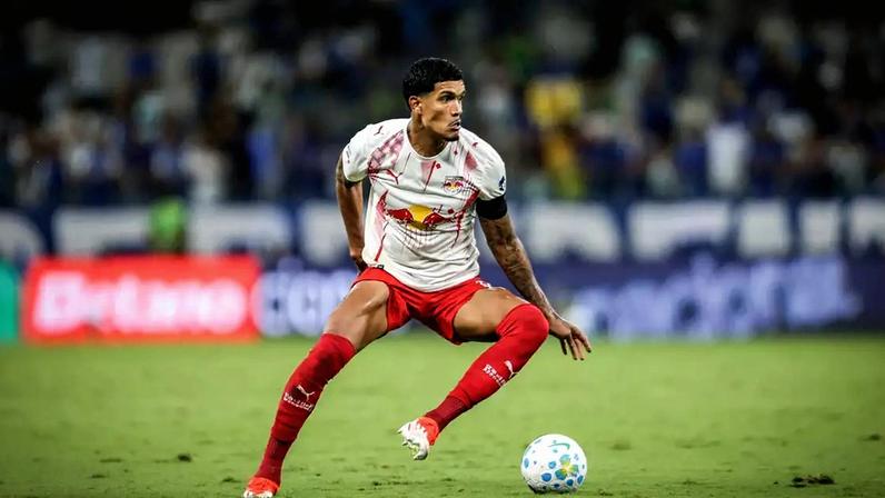 Lucas Barbosa, jogador do Red Bull Bragantino.