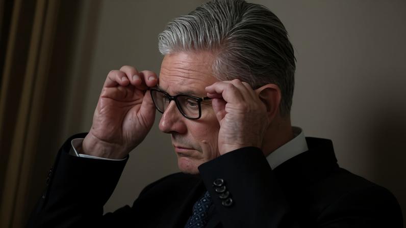 Keir Starmer at a summit in Paris on how to resume shipping in the strait of Hormuz on Friday.