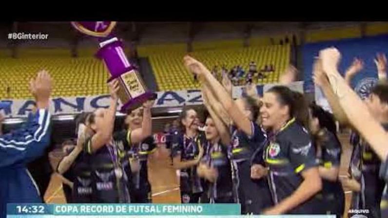 Copa RECORD de Futsal Feminino abre em Santa Cruz amanhã