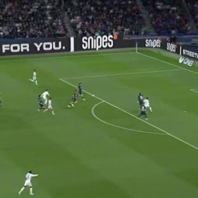 Endrick supera zagueiro e abre o placar contra o PSG