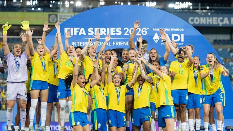 Seleção Brasileira Feminina conquistou o FIFA Series