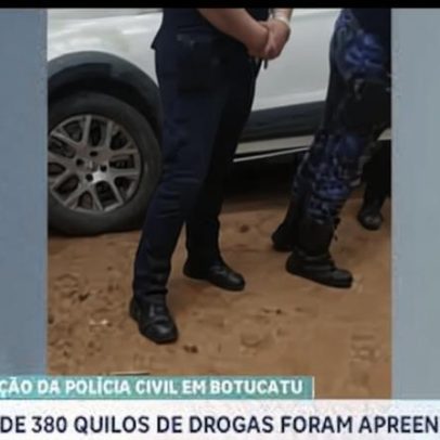 Operação da Polícia Civil em Botucatu apreende mais de 380 kg de drogas