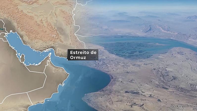 Irã libera passagem de navios com bens essenciais pelo estreito de Ormuz