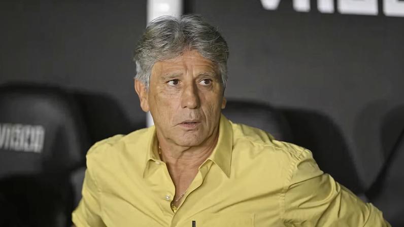 Renato Gaúcho na derrota do Vasco para o Botafogo no Brasileirão 2026 — Foto: André Durão
