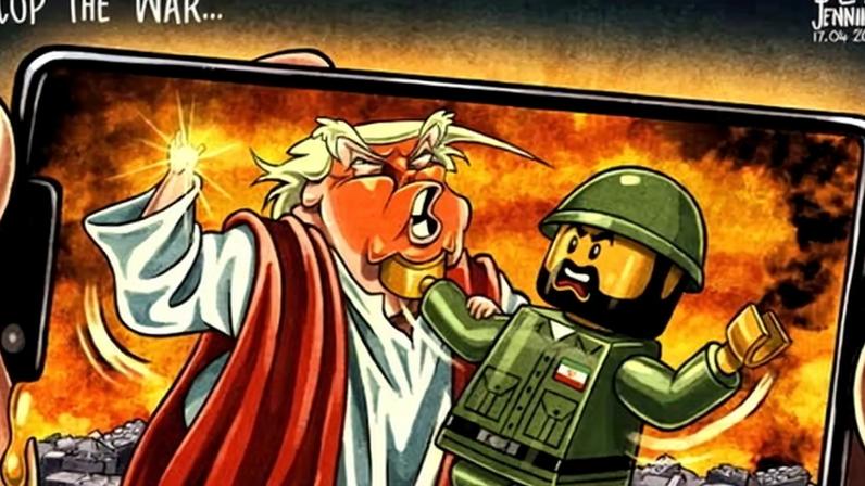 Ben Jennings on the US-Iran war and AI slop – cartoon