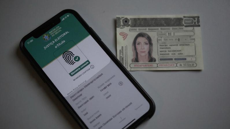 Título de eleitor pode ser regularizado pelo celular com serviços online da Justiça Eleitoral disponíveis no site e no app e-Título — Foto: Divulgação/Tribunal Superior Eleitoral
