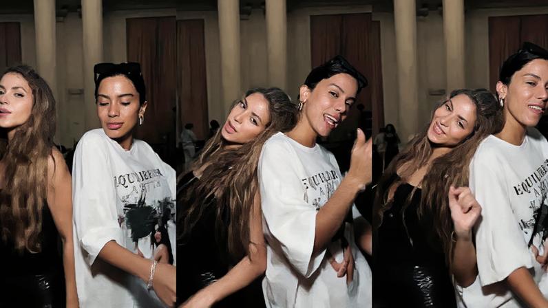 Anitta mostra ensaio com Shakira para megashow em Copacabana.