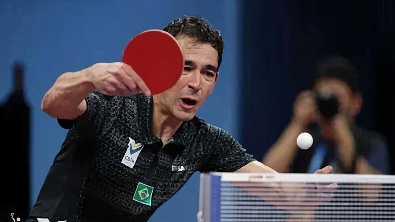 Hugo Calderano, mesatenista brasileiro