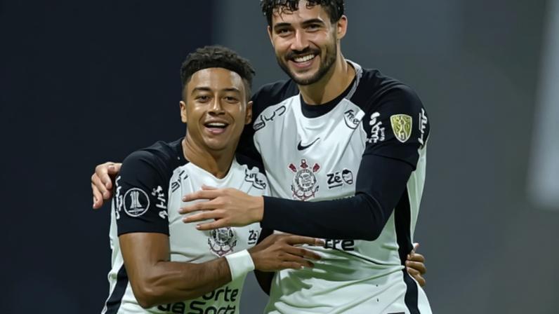 Lingard marcou um dos gols do Corinthians contra o Peñarol –