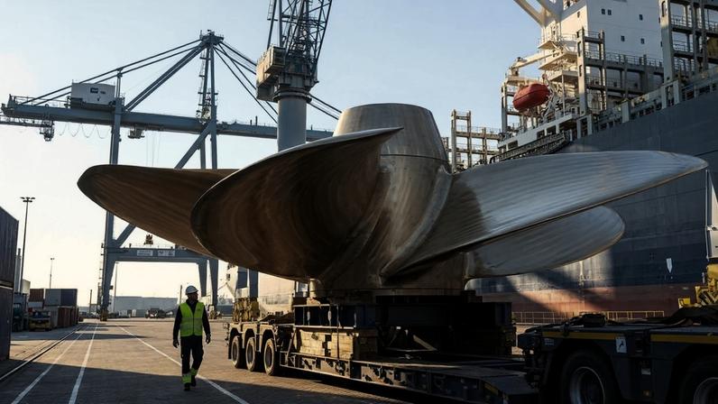 No coração dos maiores navios porta-contêineres que cruzam os oceanos, existe uma peça de engenharia tão colossal que desafia a imaginação