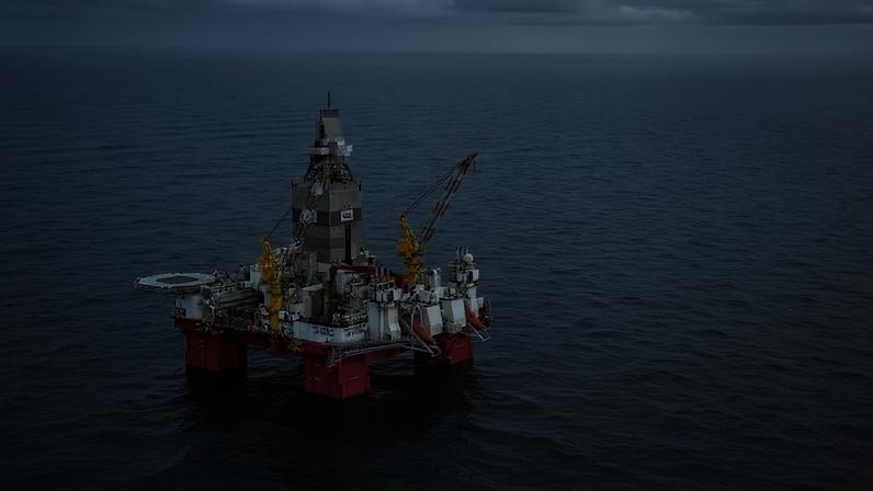 Plataforma de perfuração Transocean Enabler, da Equinor