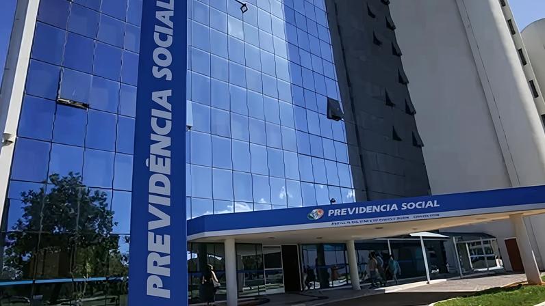 Fachada da sede do Instituto Nacional do Seguro Social, INSS