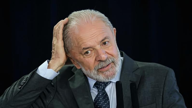 Presidente da República, Luiz Inácio Lula da Silva (PT), em entrevista coletiva no Palácio do Planalto, em Brasília, 3 de junho de 2025