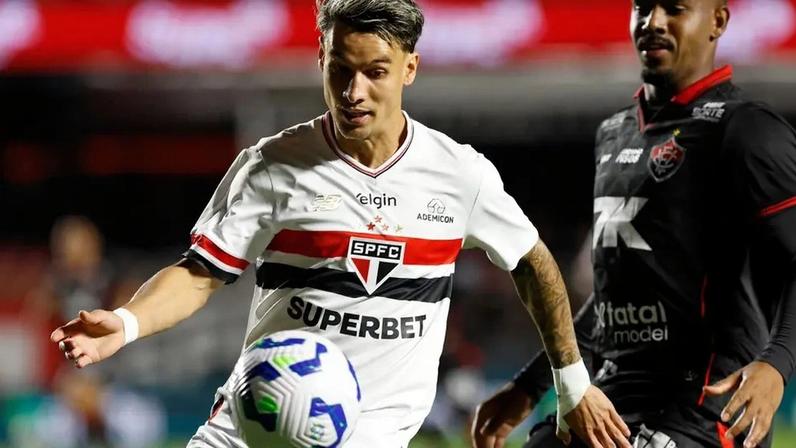 Vitória x São Paulo. (Foto: Rubens Chiri/São Paulo)