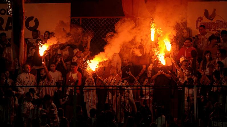 Torcida do Bangu em 2026 — Foto: Wandré Silva / Bangu