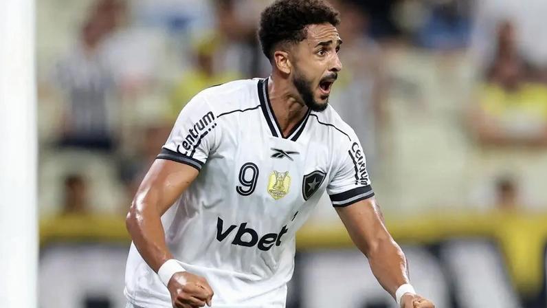 Chris Ramos comemorando gol do Botafogo (Foto: Vítor Silva/Botafogo)