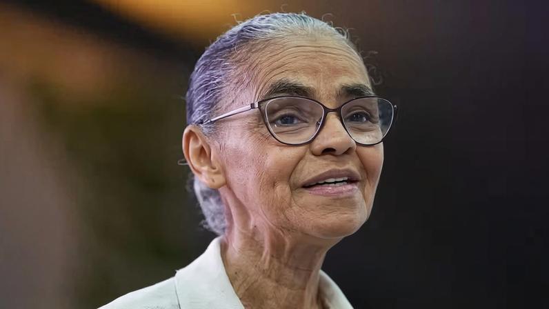 Marina Silva durante a plenária de encerramento da COP em Belém, em 2025. — Foto: Fernando Donasci/MMA