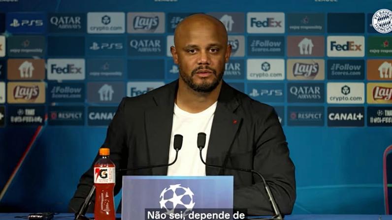 Vincent Kompany elogia a evolução de Harry Kane no Bayern de Munique e destaca as qualidades mais subestimadas do atacante durante a coletiva de imprensa antes do duelo da Champions League contra o Paris Saint-Germain.