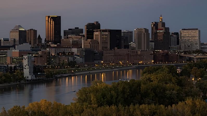 Local food critics fear that St Paul (pictured) and smaller restaurants in Minneapolis could be left behind.