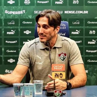 Zubeldía celebra vitória do Fluminense e diz ter boa dor de cabeça no ataque